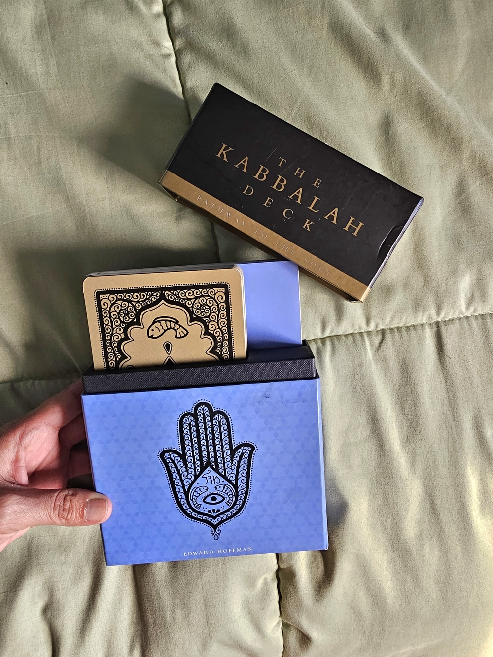 The Kabbalah Deck Edward Hoffman Meditation Divination Card Set Book Spiritual